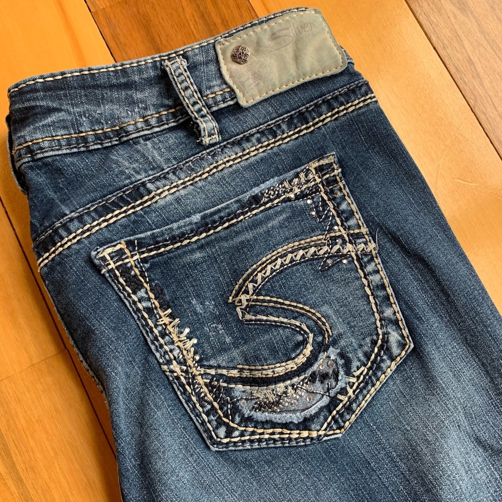 Silver Suki MID slim BOOT cut Jeans